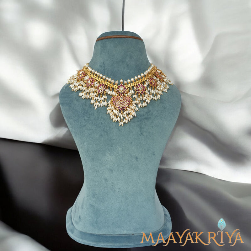 Pavitrakusuma Guttapusalu Necklace Set