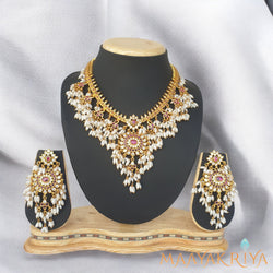 Gandharvahaar Guttapusalu Necklace Set