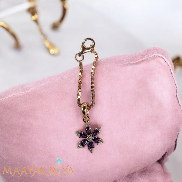 Rosegold Magic Lavender 925 Silver Watch Charm