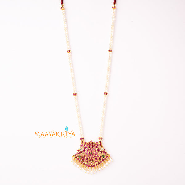 Makari 2 line Pearl Mala