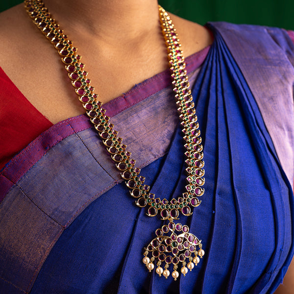 Mango Mala Single Stone Long