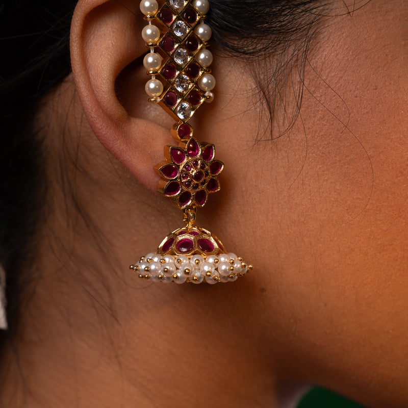 Belli Moda Padmika Pearl Jhumka