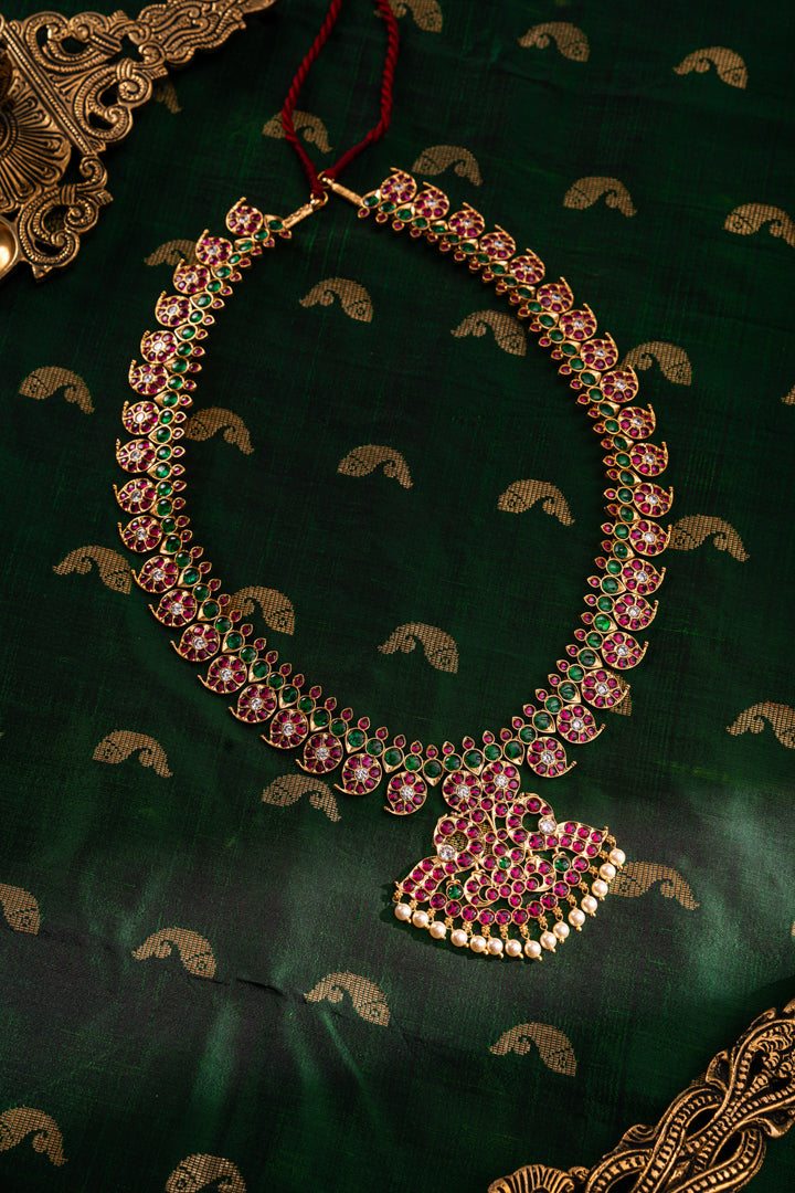 Long Mango Mala Necklace