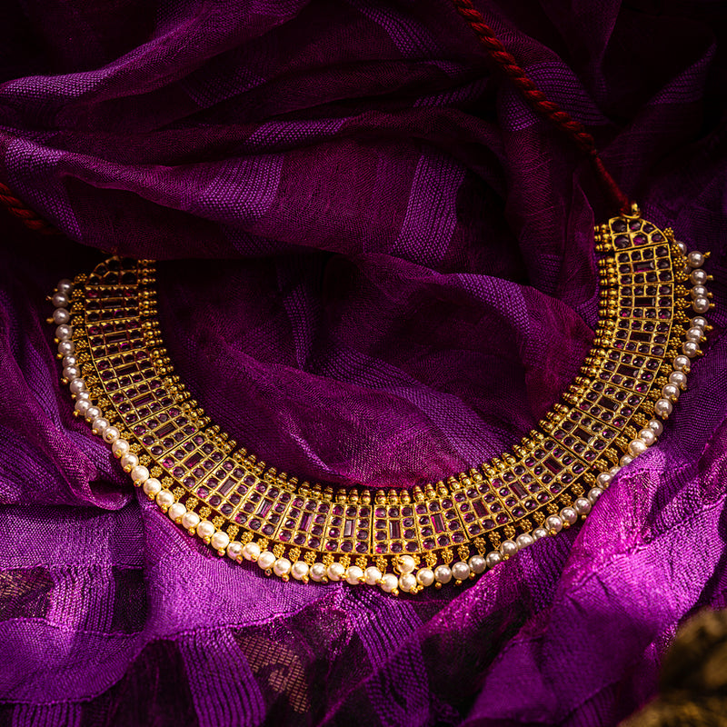 Red Puthali Necklace