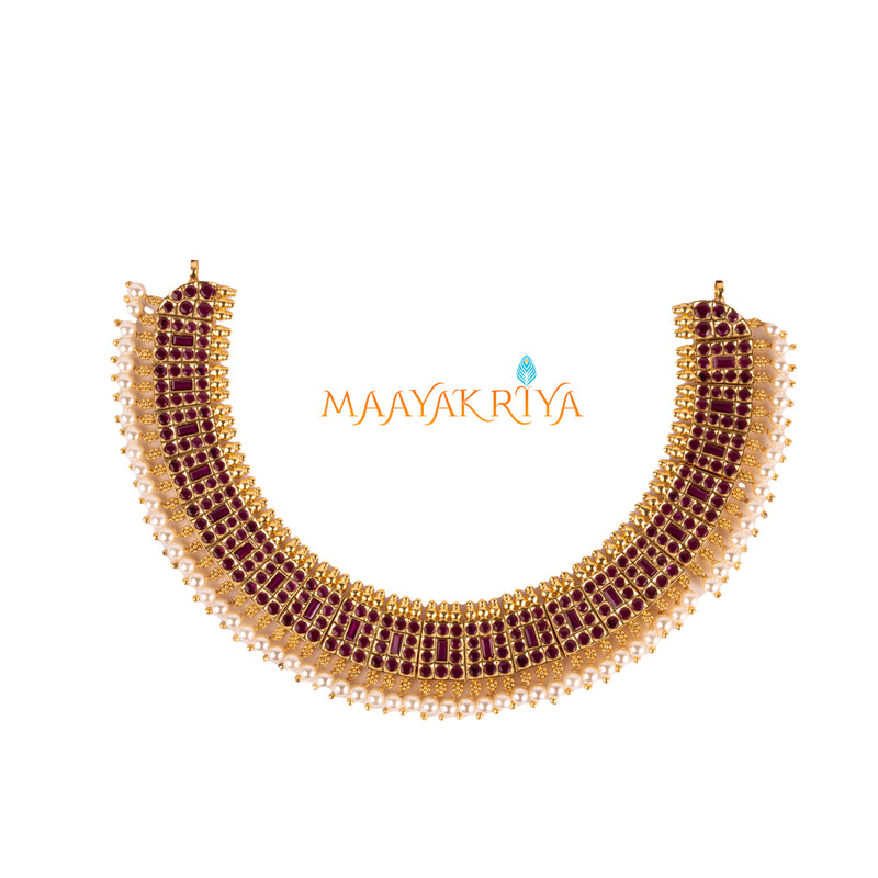 Red Puthali Necklace