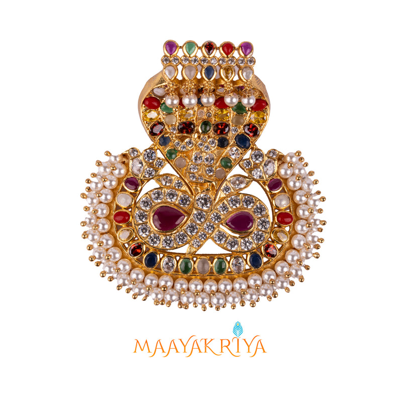 Krishna Nagar Navaratna Pendant