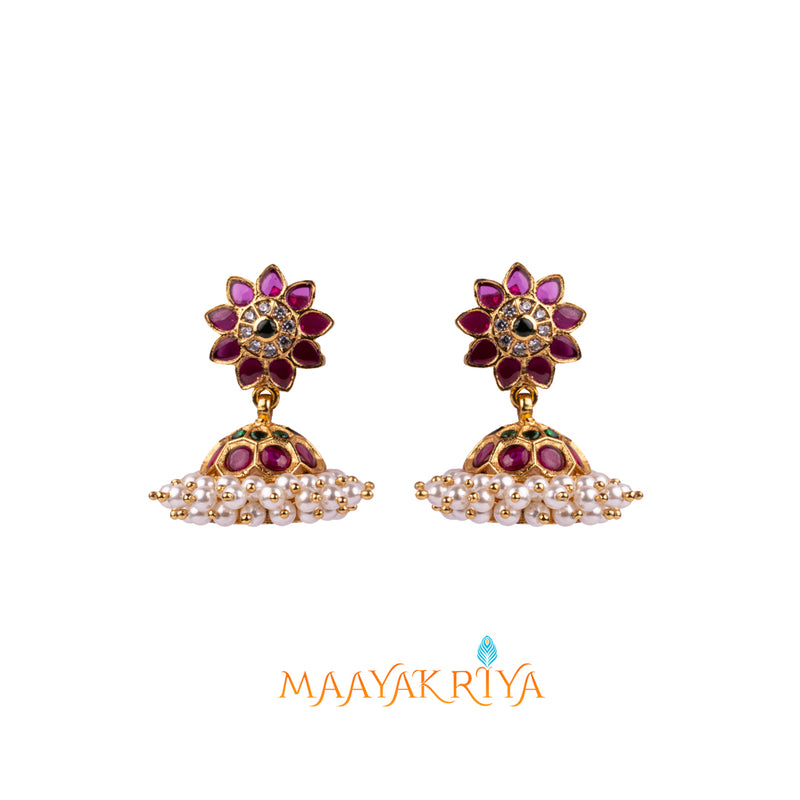 Belli Moda Harini Pearl Jhumka