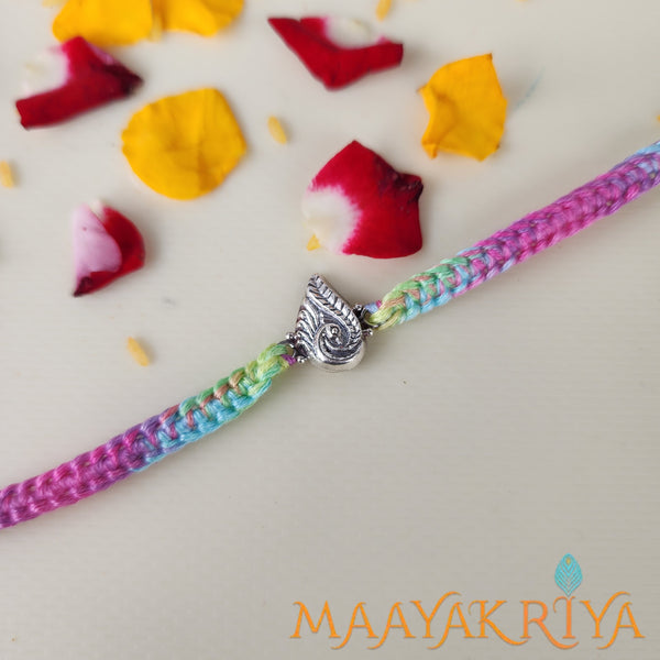 Rhythm Silver Rakhi