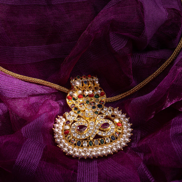 Krishna Nagar Navaratna Pendant