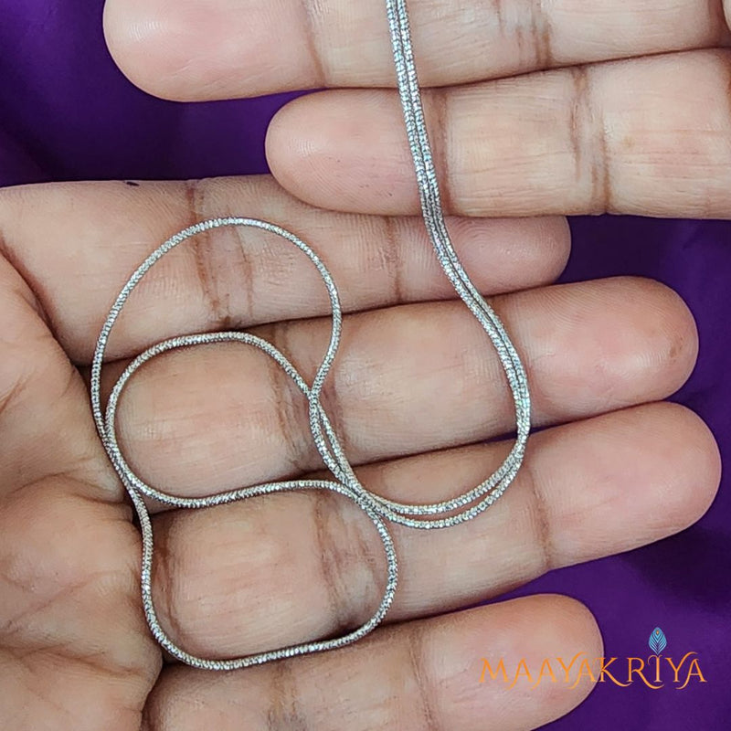 Dual Aura Links Silver Chain