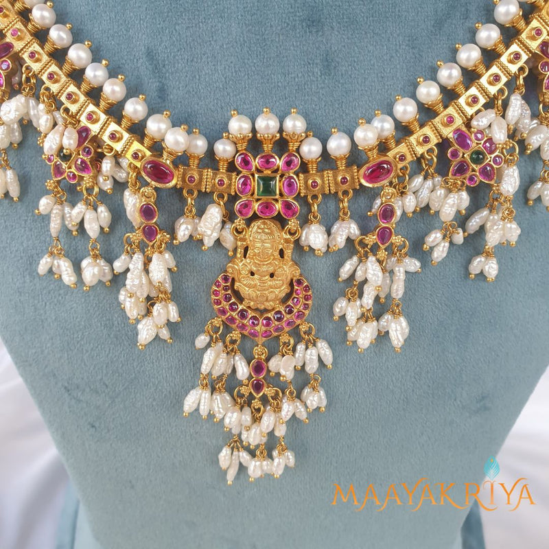 Rajatarangini Guttapusalu Necklace Set