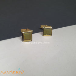 Gold Square Cufflinks