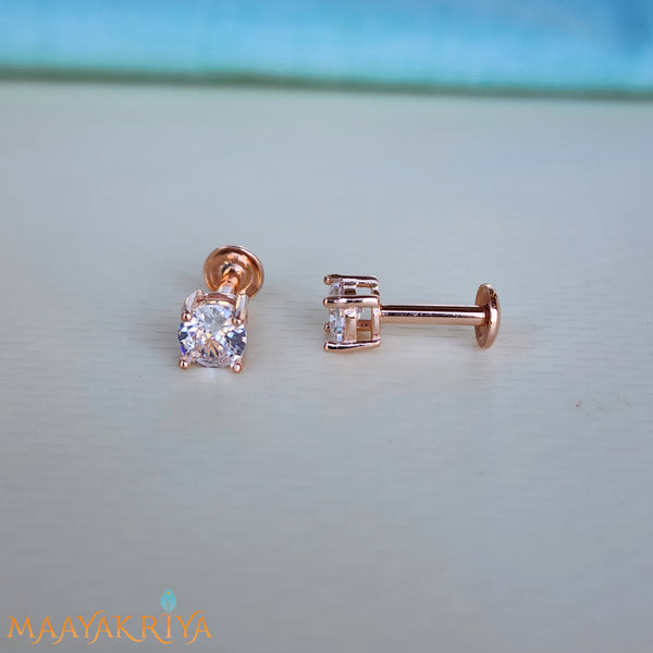 Cylindrical earrings size 3