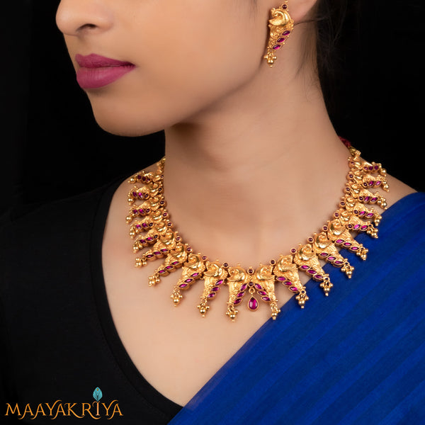 Mayuraka Sundaram Necklace Set