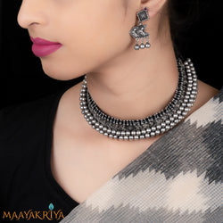 Mallika Vajra Teek Necklace set