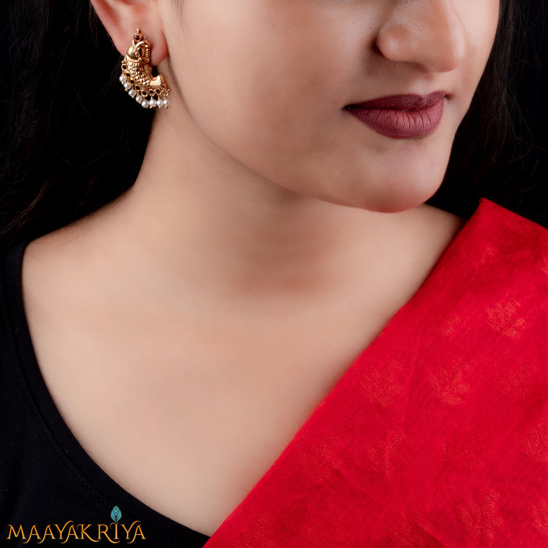 Makara Earrings